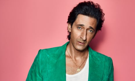 ‘I believe you’re listening and you don’t have your point of view to pitch, and I really appreciate that’: Adrien Brody wears jacket by Gucci, top by Amari and necklace by Aligheiri.