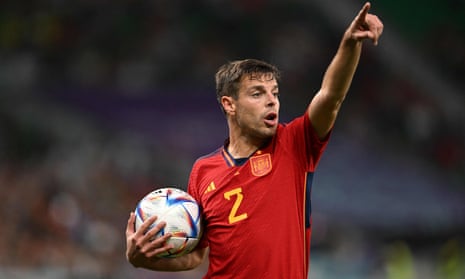 César Azpilicueta is playing in his third World Cup.