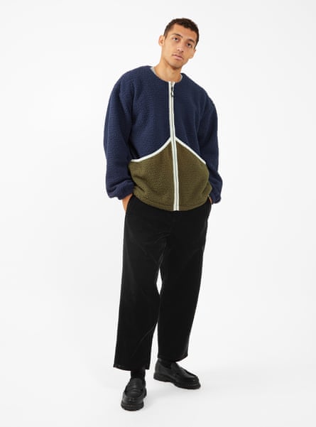 Navy khaki fleece, £349, couvertureandgrabstore.com