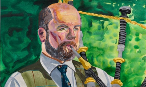 Downtime … detail from the portrait of Calum Semple, professor of outbreak medicine and member of SAGE.