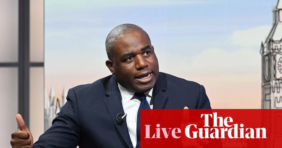 Lammy told JD Vance his remarks about Henry Nowak were ‘wrong’ – UK politics live