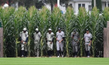 MLB shares images of retro Field of Dreams game uniforms