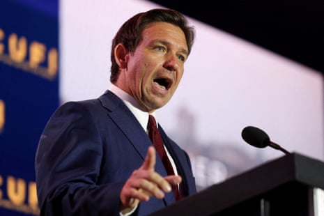 Republican presidential candidate, Florida Governor Ron DeSantis.