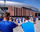 Everton fans arrive at new stadium, Rangers in trouble at St Mirren – matchday live