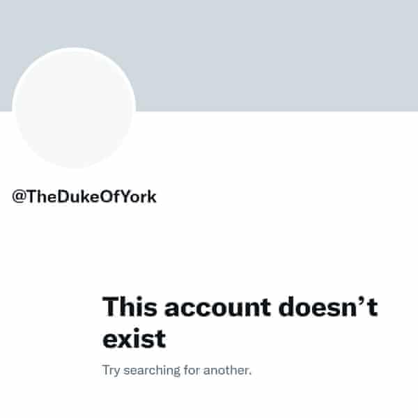 Prince Andrew’s social media accounts deleted as he fights US lawsuit | Prince Andrew 1 1191