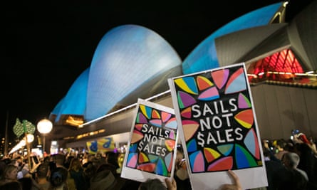 The protest called for the focus to be on ‘sails not sales’.