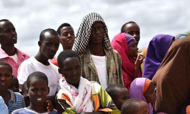 Refugees in Dadaab, the world’s largest refugee camp in north-east Kenya, photographed in May 2015.