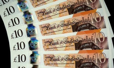 new plastic pound sterling notes