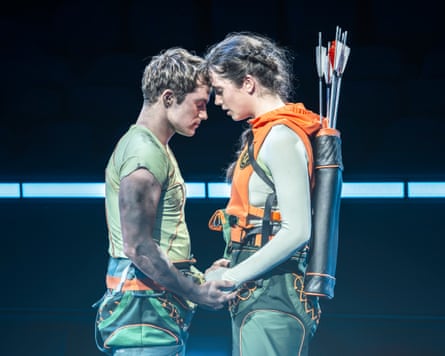 On Stage at Troubadour Canary Wharf theatre, London.