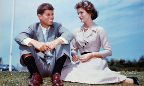 JFK with Jacqueline Bouvier at Hyannis Port, Massachusetts, a few months before their wedding in 1953.