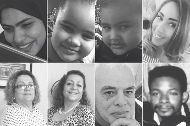 Grenfell victims’ faces