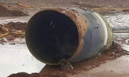 Large Metal Cylinder Crashes To Earth In Myanmar Myanmar The Guardian