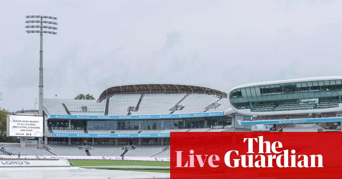 England v Pakistan: second men’s cricket Test, day three start delayed – live