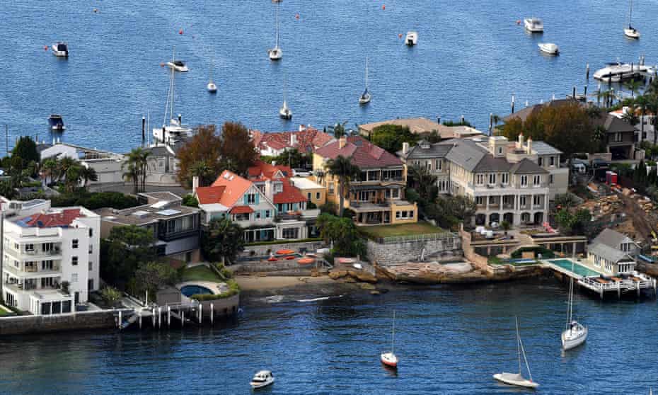 Waterfront properties in Point Piper