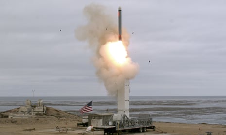 The weapon tested by the US was a version of the nuclear-capable Tomahawk cruise missile.