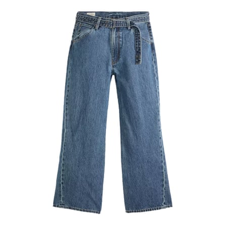 Levi s baggy twisted wide jeans
