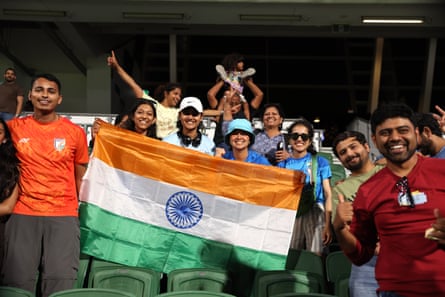 India fans at Perth Rectangular Stadium