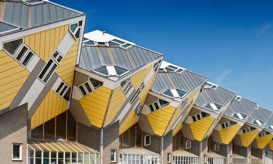 Cube houses in Rotterdam.