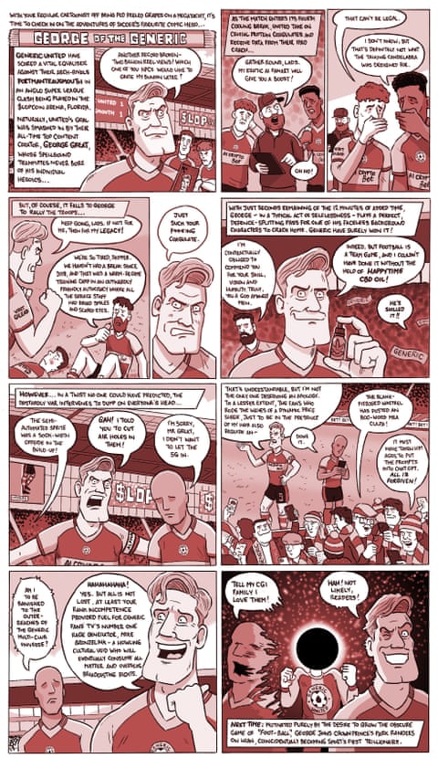 David Squires on … George of the Generic and the future of football, panel 1