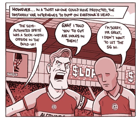 David Squires on … George of the Generic and the future of football, panel 5
