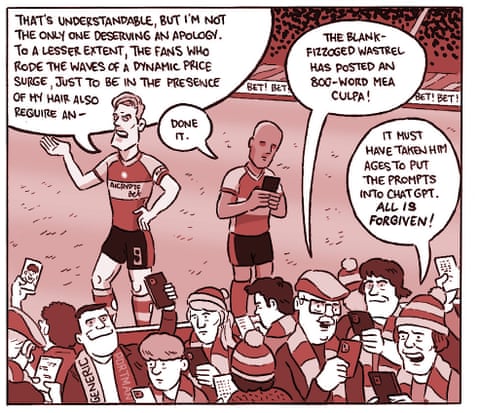 David Squires on … George of the Generic and the future of football, panel 6