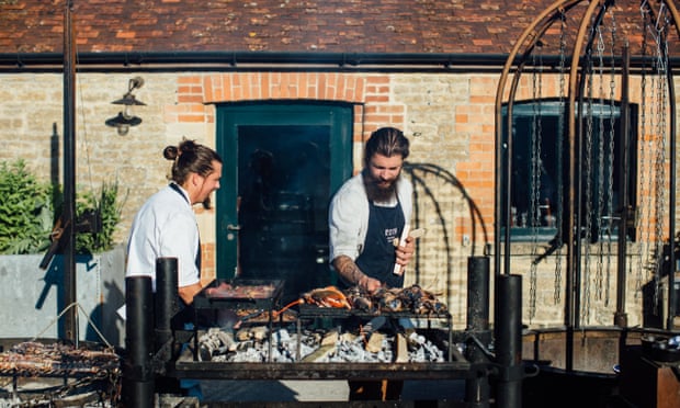 On fire: Roth Bar & Grill at Hauser & Wirth, Somerset.