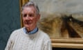 Michael Palin with JMW Turner’s Rain, Steam and Speed in My National Gallery