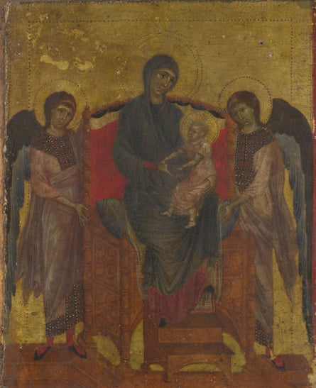 Cimabue The Virgin and Child with Two Angels about 1280-5 Accepted by HM Government in lieu of Inheritance Tax and allocated to the National Gallery, 2000