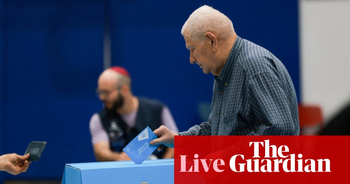 Israel election live: polls open in most consequential vote in country’s history