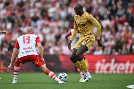 Jean-Philippe Mateta successful action against Fredrikstad.
