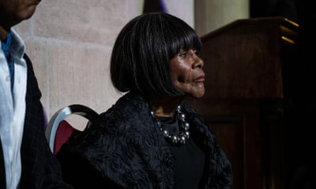 Cicely Tyson in attendance at the Arthur Mitchell memorial.