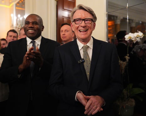 David Lammy and Peter Mandelson