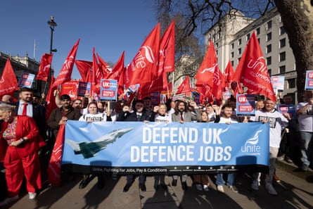 Unite union members protested outside Downing Street on Wednesday.