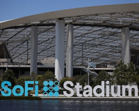 A general view of the SoFi Stadium in Los Angeles