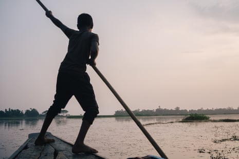 A boatman on one of Bangladesh’s 700 rivers