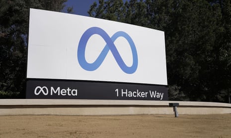 Meta company sign