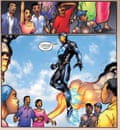 A panel from EXO, a superhero in Lagos.
