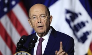 Wilbur Ross, the 81-year-old commerce secretary who oversees the US Census Bureau.