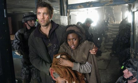Direct descendent … … Clive Owen and Claire-Hope Ashitey in Children of Men.