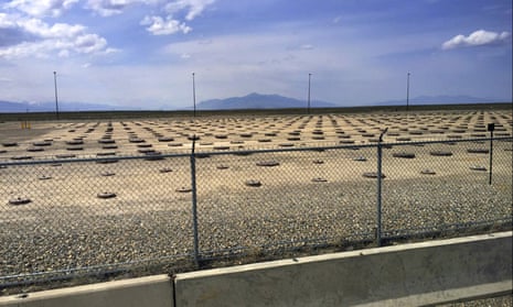 Nuclear waste stored in underground containers at the Idaho National Laboratory near Idaho Falls. Low-level radioactive waste is primarily disposed of in highly regulated sites.