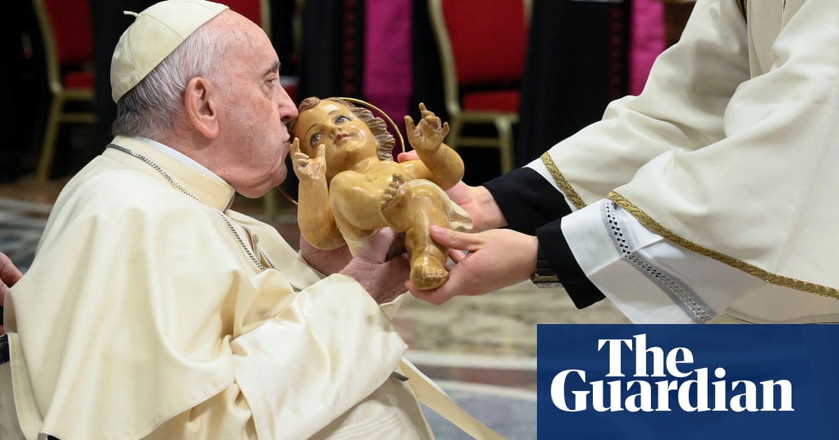 Pope condemns power hungry and alludes to Ukraine conflict in Christmas Eve mass – The Guardian