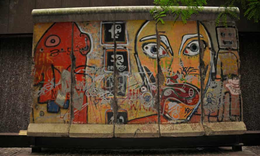 A part of the Berlin Wall in New York City