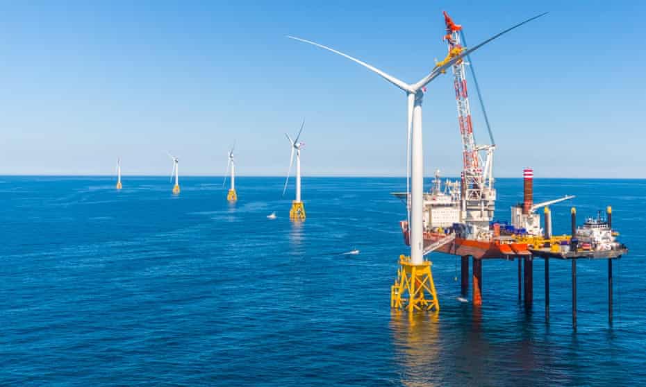 The close to $300m Block Island project, which came online yesterday, is the very first wind farm in US waters. 