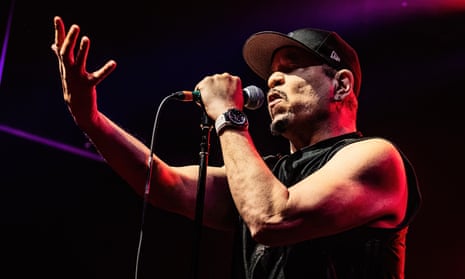 Ice-T performing with Body Count.