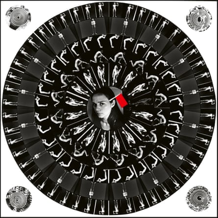 Zofia Kulik’s Self Portrait With a Flag (I), 1989.