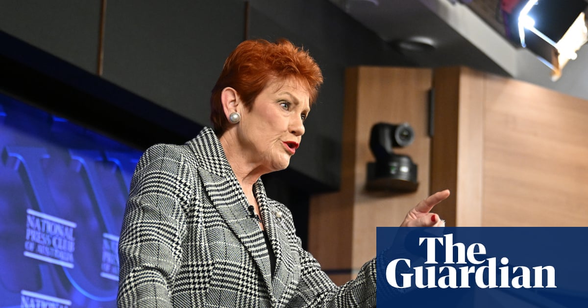 Pauline Hanson makes clear what a One Nation government would be like – it’s an ugly picture