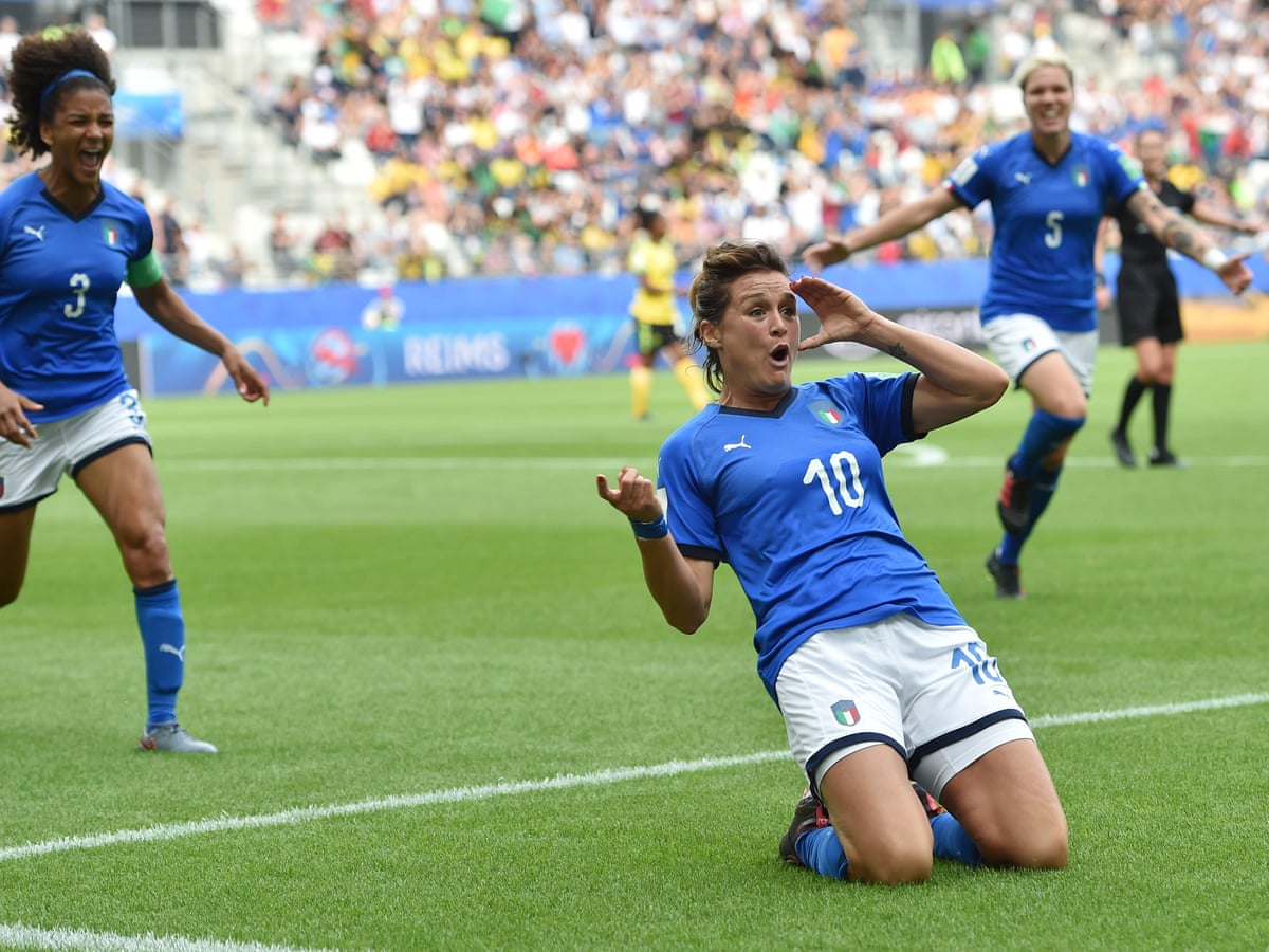 Italy on verge of last 16 as Cristiana Girelli hat-trick crushes Jamaica | Women's World Cup 2019 | The Guardian