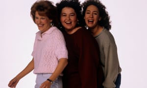 Roseanne stars Natalie West, Roseanne Barr and Laurie Metcalf.