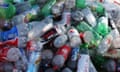 Pile of plastic drinks bottles