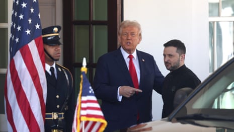 'You're all dressed up today': Trump greets Zelenskyy at the White House – video